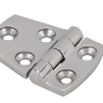 57mm X 38mm Stainless Steel Flat Hinge SS316