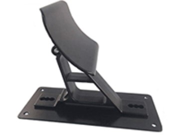 Aluminium Awning Bracket Cradle - Black