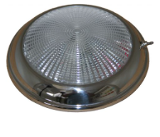 Light White S/S 12V 20W Halogen - (PLEASE NOTE -WHITE HOUSING)- PHOTO DOES NOT DEPICT COLOUR
