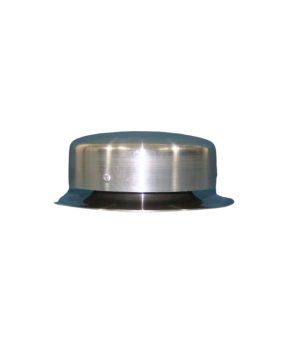 Flue Vent 75mm* Spun Aluminium Cowl