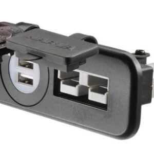 50A Connector/Dual USB Twin Socket Flush Mount