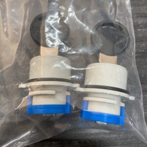 2 X Thetford Barrel, Key & White Housing t/s Service Door 4