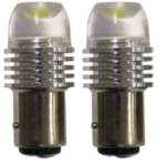 8-28V 2W Ba15D C/W Led Bulb 360Deg - pair
