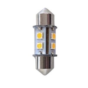 LED Festoon Bulb 0.8W Cool White 10-30VDC