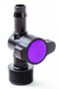 Purple Valve Tap Threaded 3/4" BSP x13mm