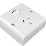 Single Power Point Double Pole Deep Mount