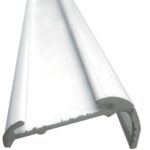 6.5 Metre White J-Mould - 31.75x16.25mm