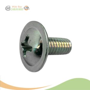 Screw M4 X 9mm Wafer XR ZP /KB With Serrations Under Head