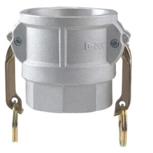 AL32D Camlock, 32mm, Type D, Aluminium & 32mm 1 1/4"Male Camlock – hose tail