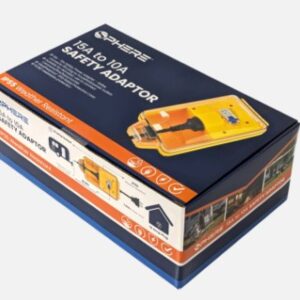 Sphere 15A to 10A AC Power Adaptor/Yellow 240VAC