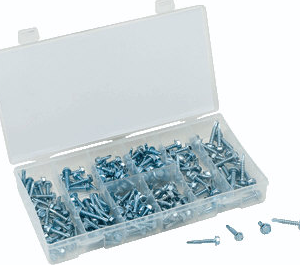 Hex Head 200 piece Drill Screw Assortment