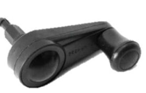 Wind Out Window Handle Assembly - Black