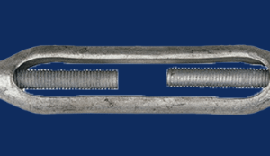 M16 GALVANISED TURNBUCKLE HOOK/EYE