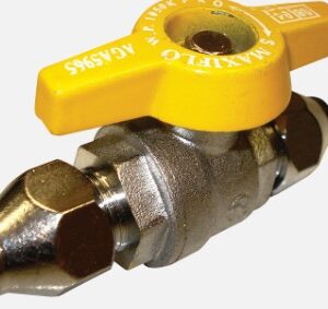 Flared Ball Valve 3/8" x 3/8" BSP