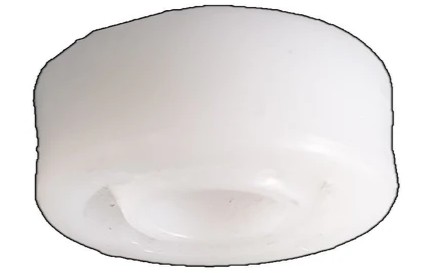 White Roller Tubular Canopy Lift Roller