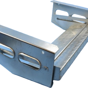 Coast Single Pull-Out Caravan Step - Galvanized Steel 530mm