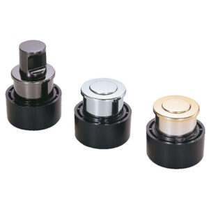 Chrome Push Knob