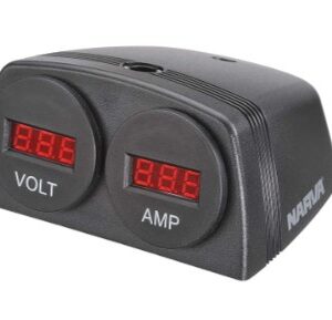 Amp/Volt Mtr Twin Socket