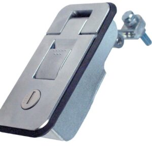 Square Push-Button Compression Latch - Large (Chrome)