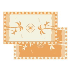 ACM Tropical Bliss Mat (Orange/Reversible)