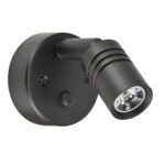 Black Pendant Lamp 10-16V with USB