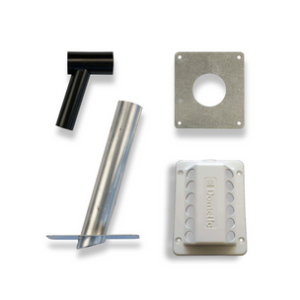 Dometic Gas Flue Kit with T-Piece 3776 - White