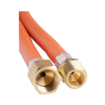 6mm PVC Gas Hose 3/8" SAE F x 3/8" BSP