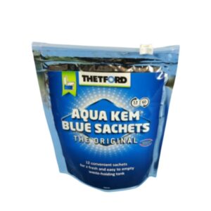 Thetford Aqua Kem Blue Satchets - Waste Cassette Drop-In - 12 Sachets