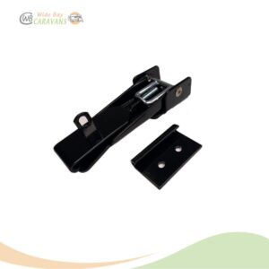 Pop-Top & Camper Trailer Lockable Roof Clamp with J Hook - Black