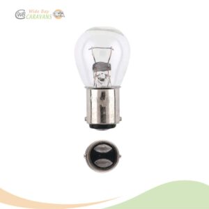 12V 21W BA15D Incandescent Globes (Blister pack of 2)