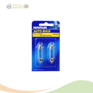 12V 18W SV8-5.8 Festoon Globes (Blister pack of 2)