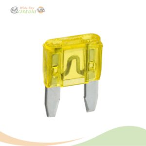 20 AMP YELLOW MINI BLADE FUSE (Blister pack of 5)