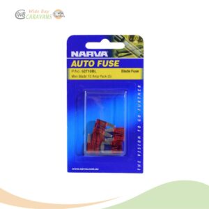 10 AMP RED MINI BLADE FUSE (Blister pack of 5)