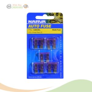 3 AMP PURPLE STANDARD ATS BLADE FUSE (Blister pack of 5)