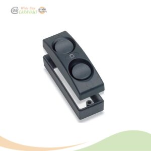 Contour 1101-Bk: 12V/10Amp Black Double Interior Light Switch